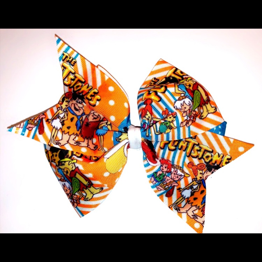 ✨✨FREE SHIPPING ON 5 BOWS✨✨ LARGE FLINTSTONE BOWS